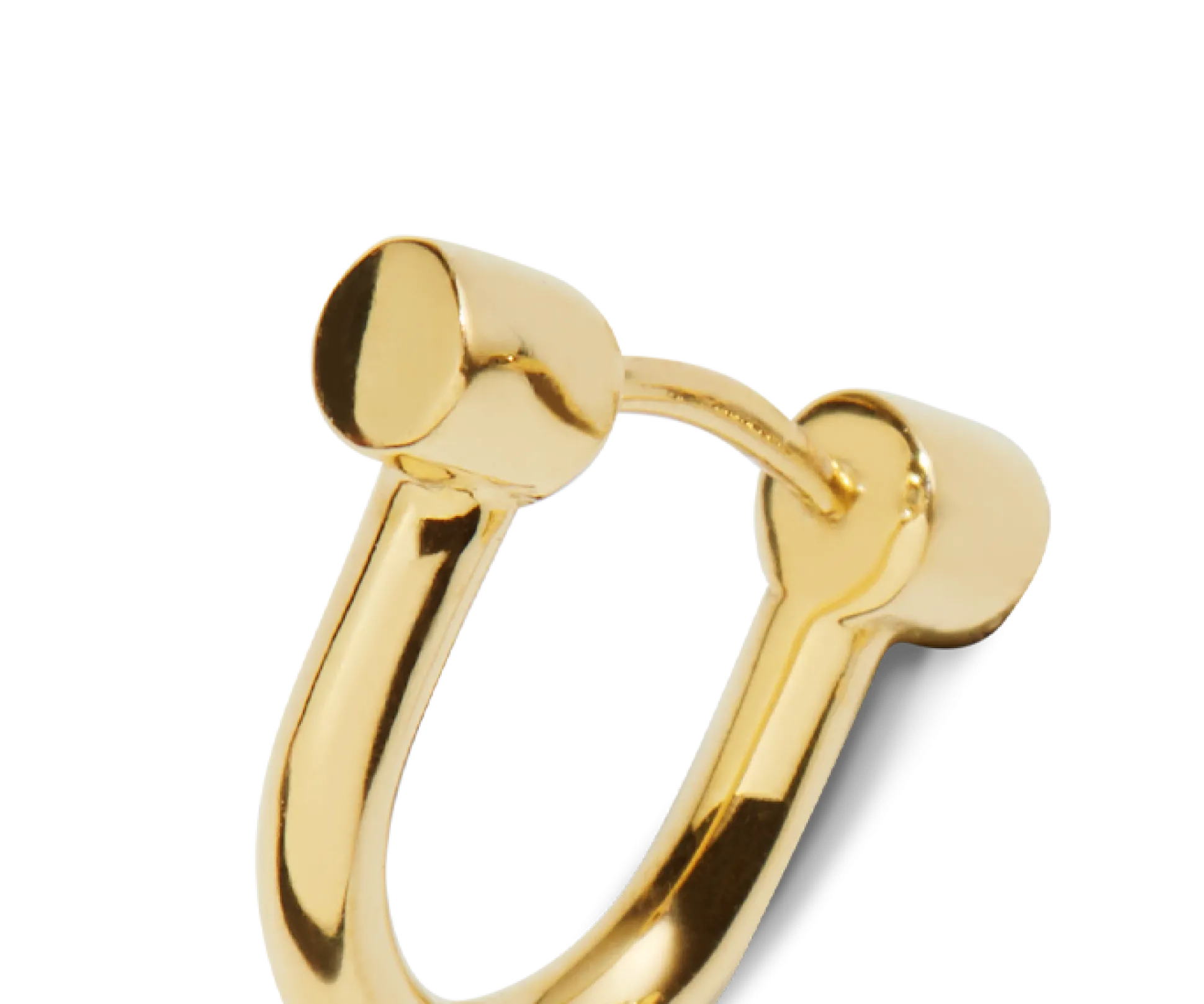 Bike Lock Huggie Earrings