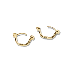 Bike Lock Huggie Earrings