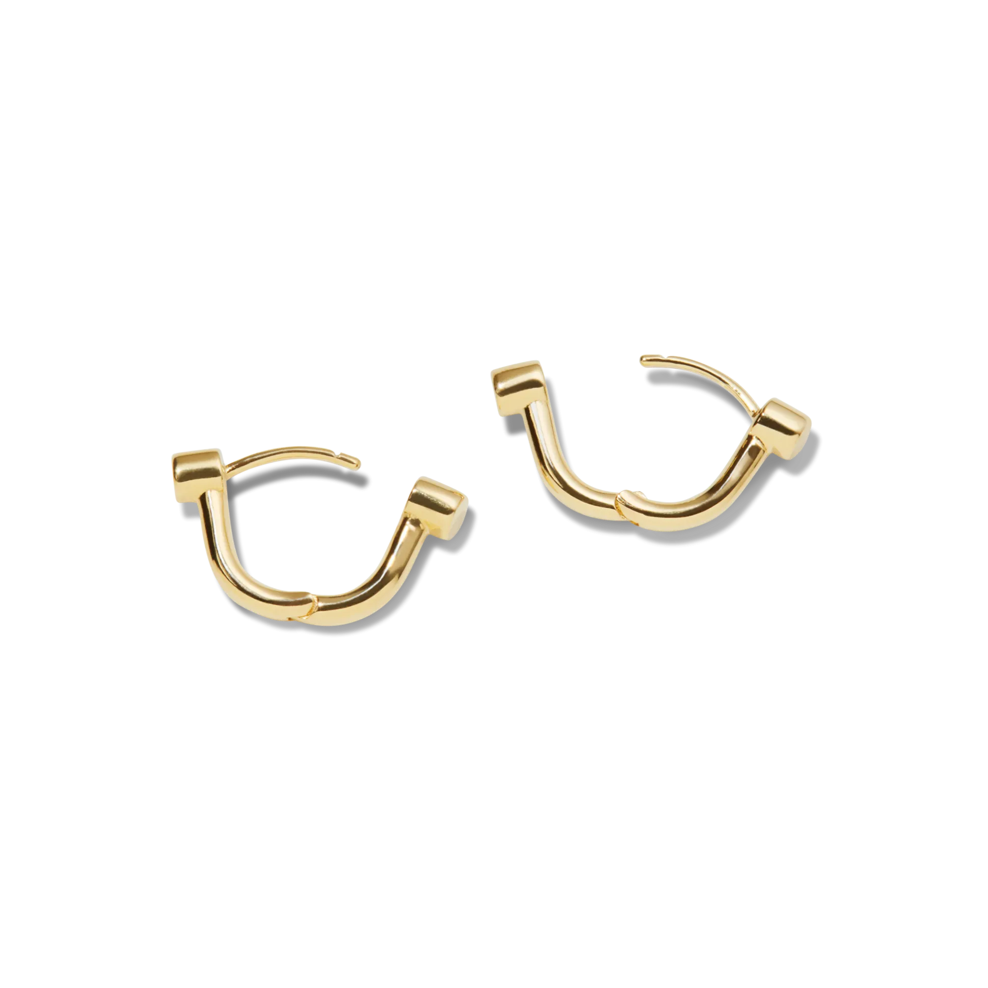 Bike Lock Huggie Earrings
