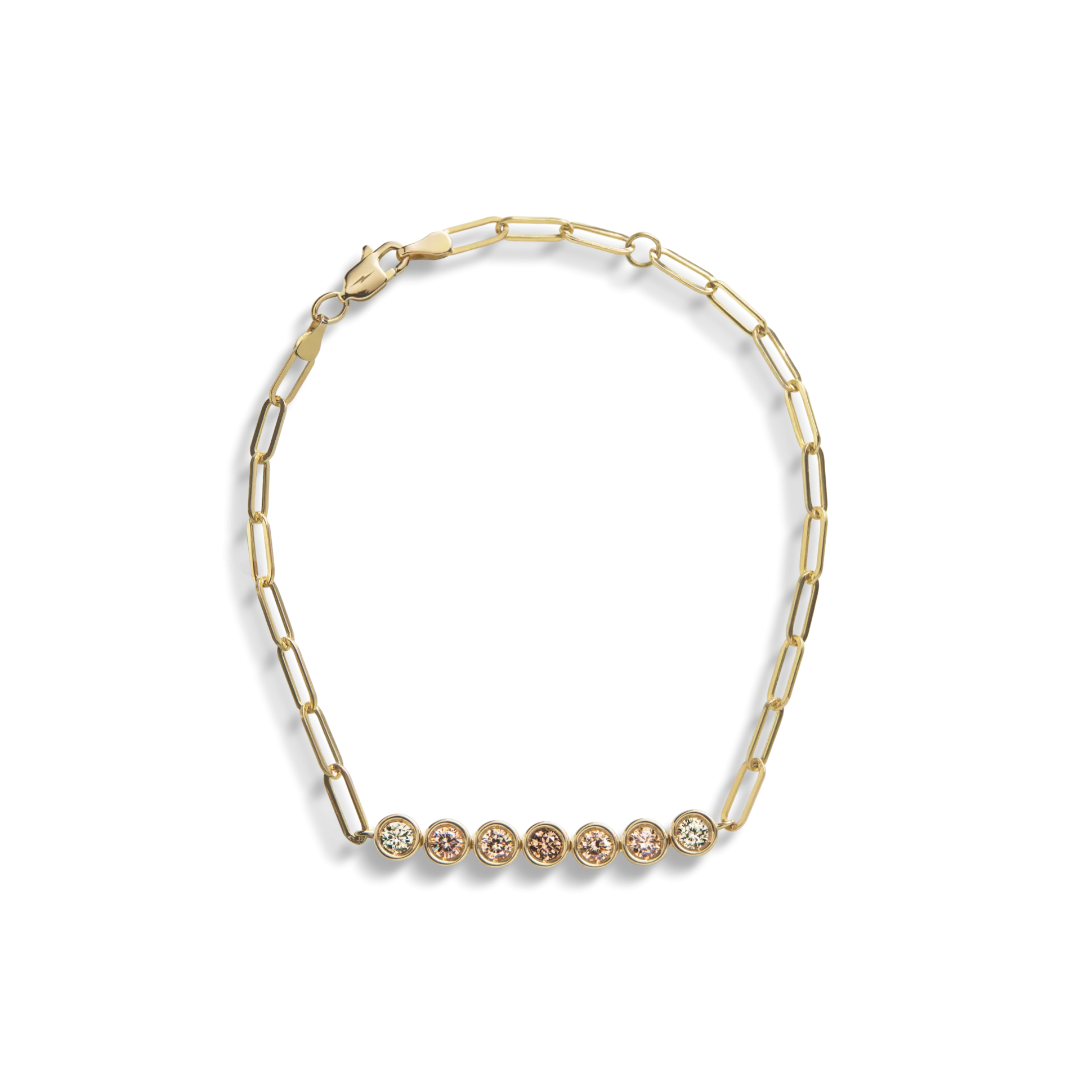 .75 Carat Desert Diamond Chain Bracelet