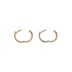 1/2 Carat Diamond Hoop Earrings