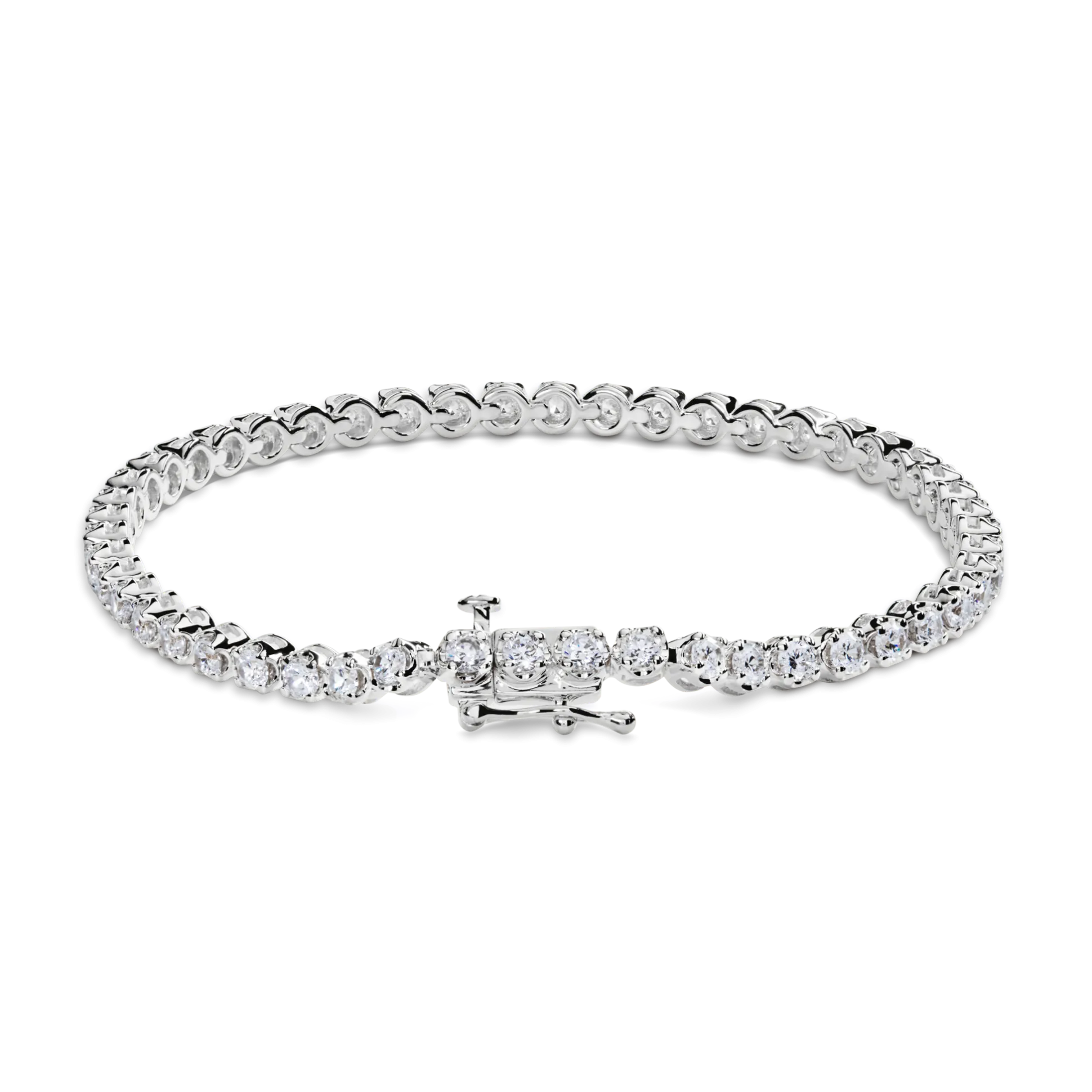 3 Carat 7" Diamond Tennis Bracelet