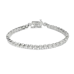 4 Carat 7" Diamond Tennis Bracelet