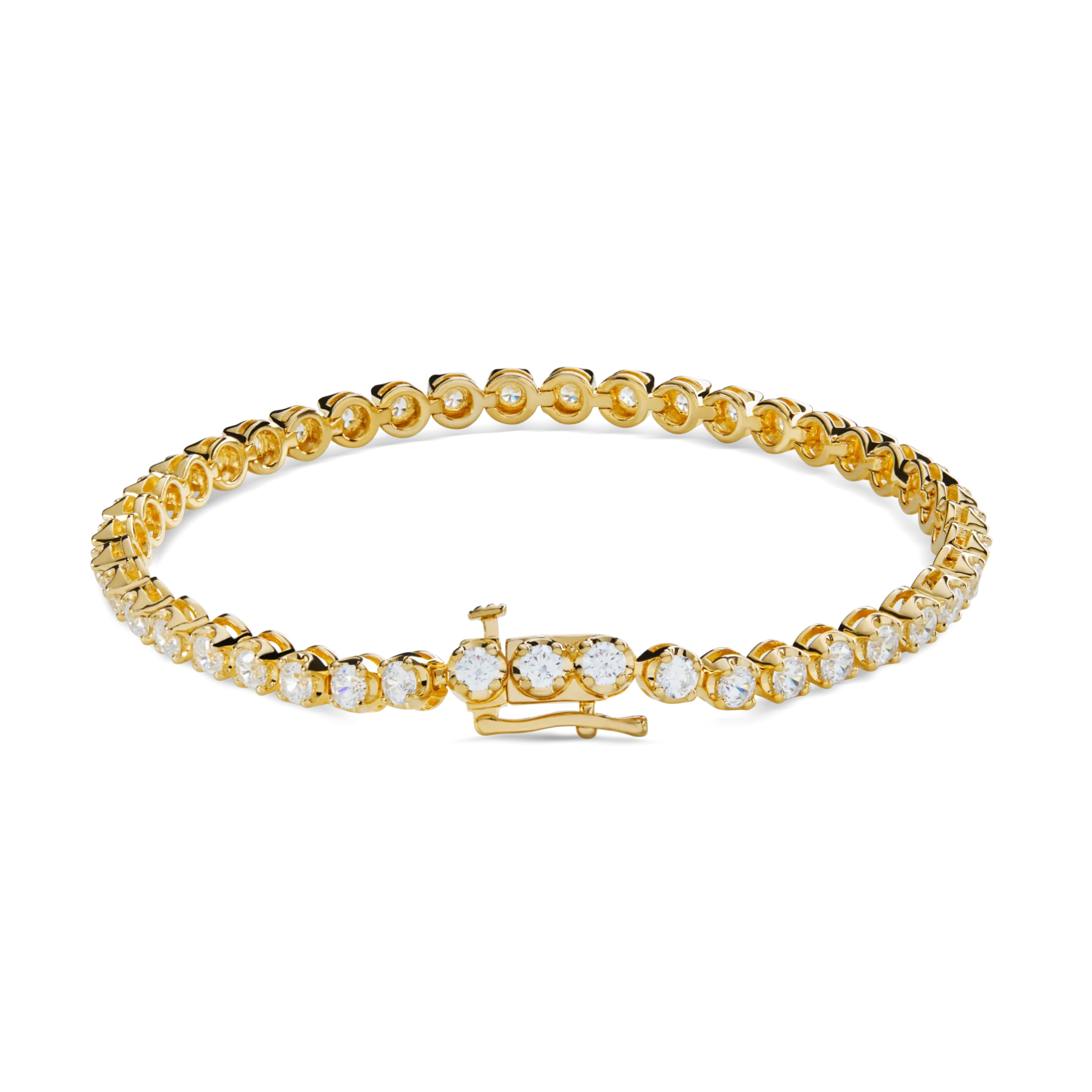 4 Carat 7" Diamond Tennis Bracelet