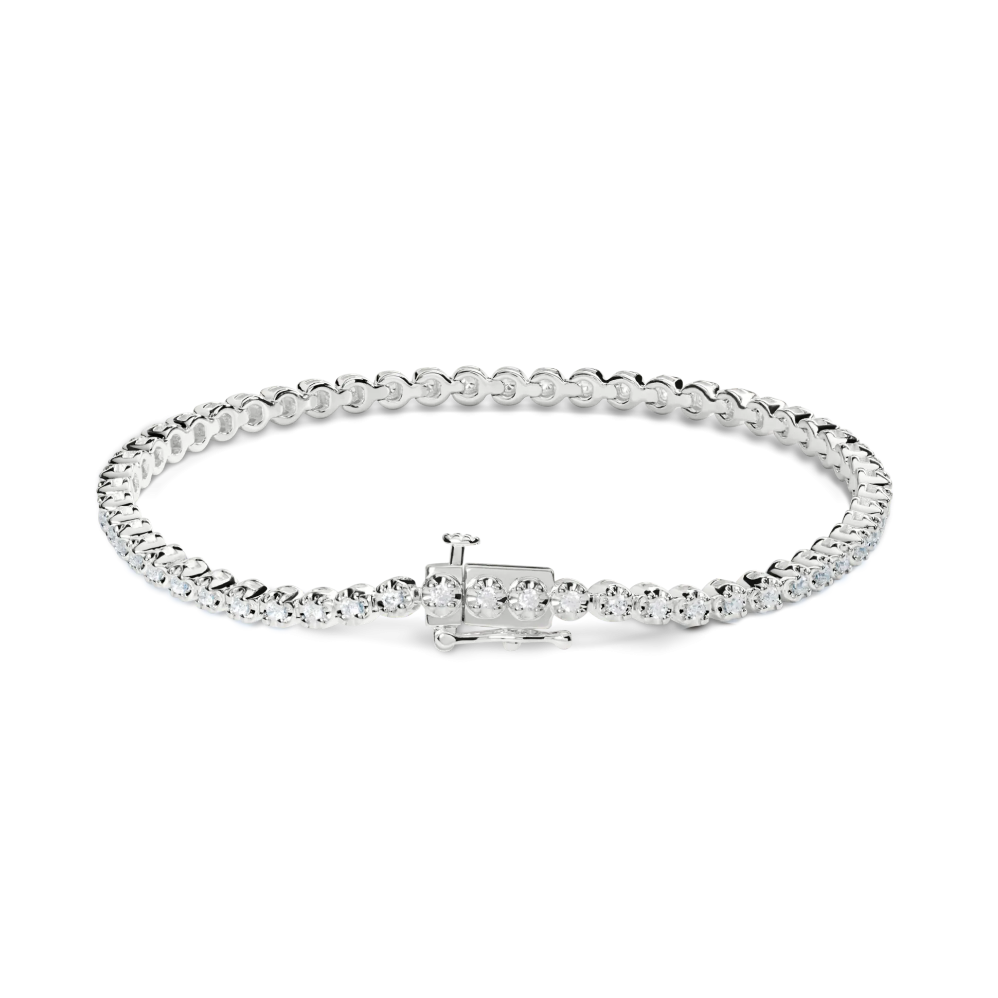 1 Carat 7" Diamond Tennis Bracelet