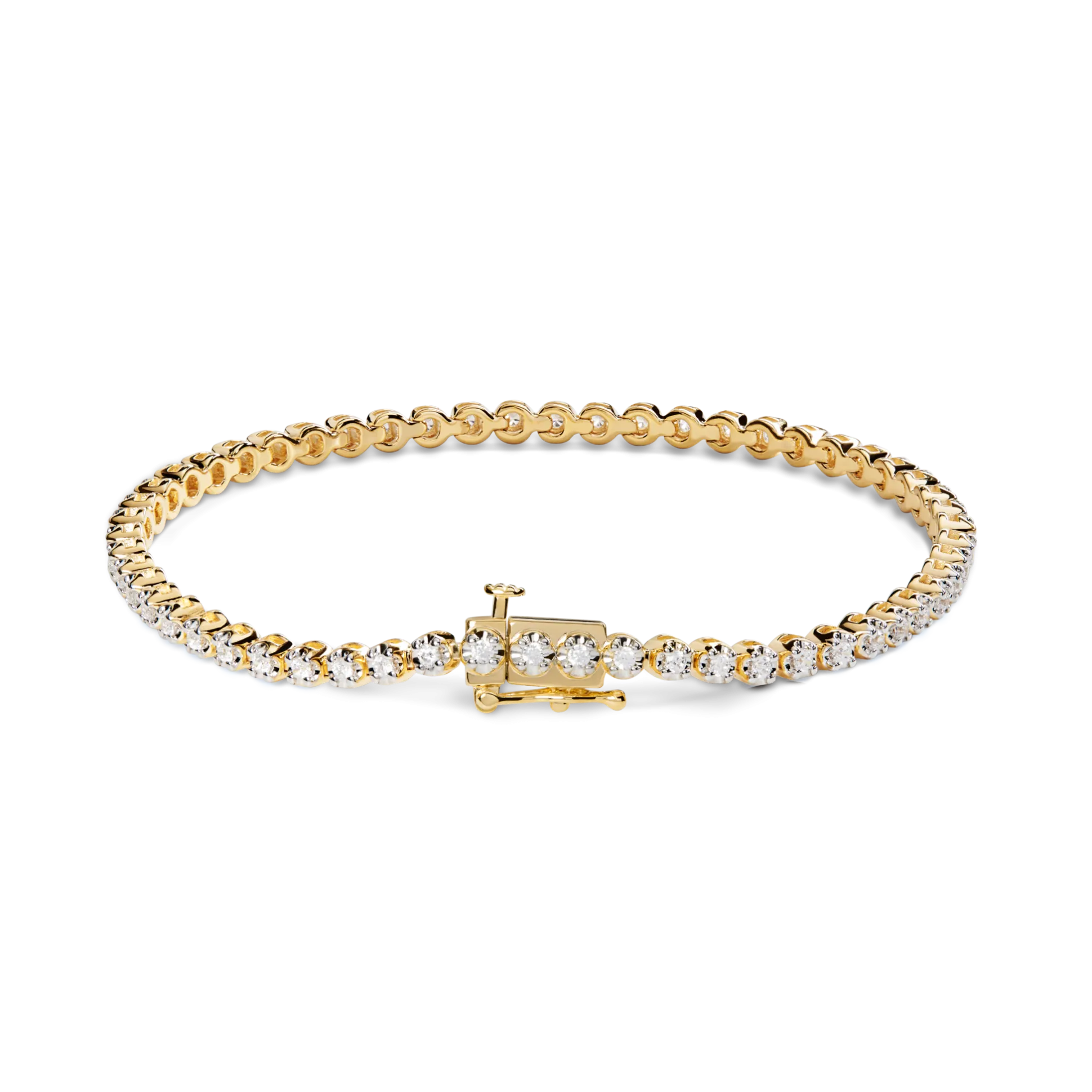 1.84 Carat 6.5" Diamond Tennis Bracelet