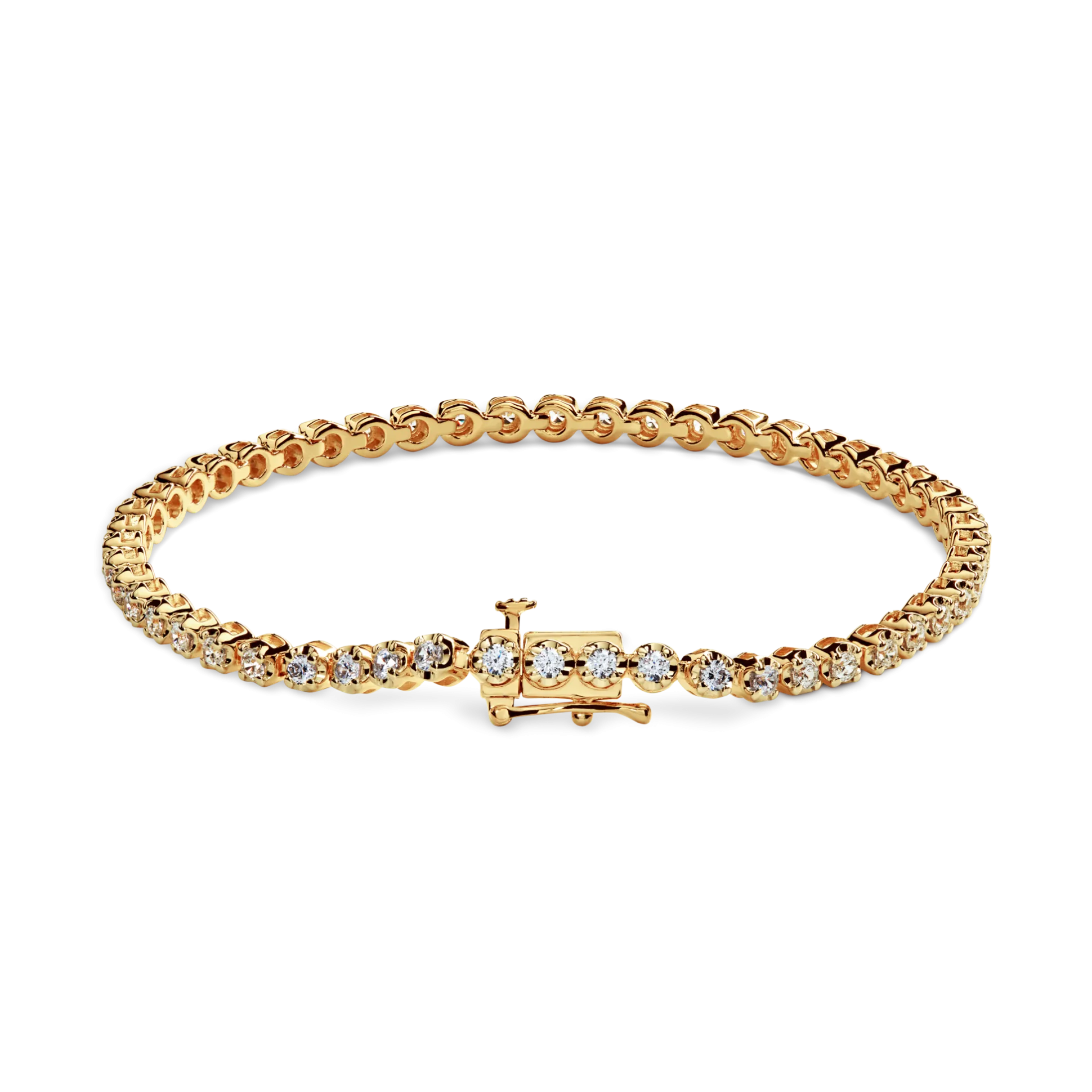 1.84 Carat 6.5" Diamond Tennis Bracelet