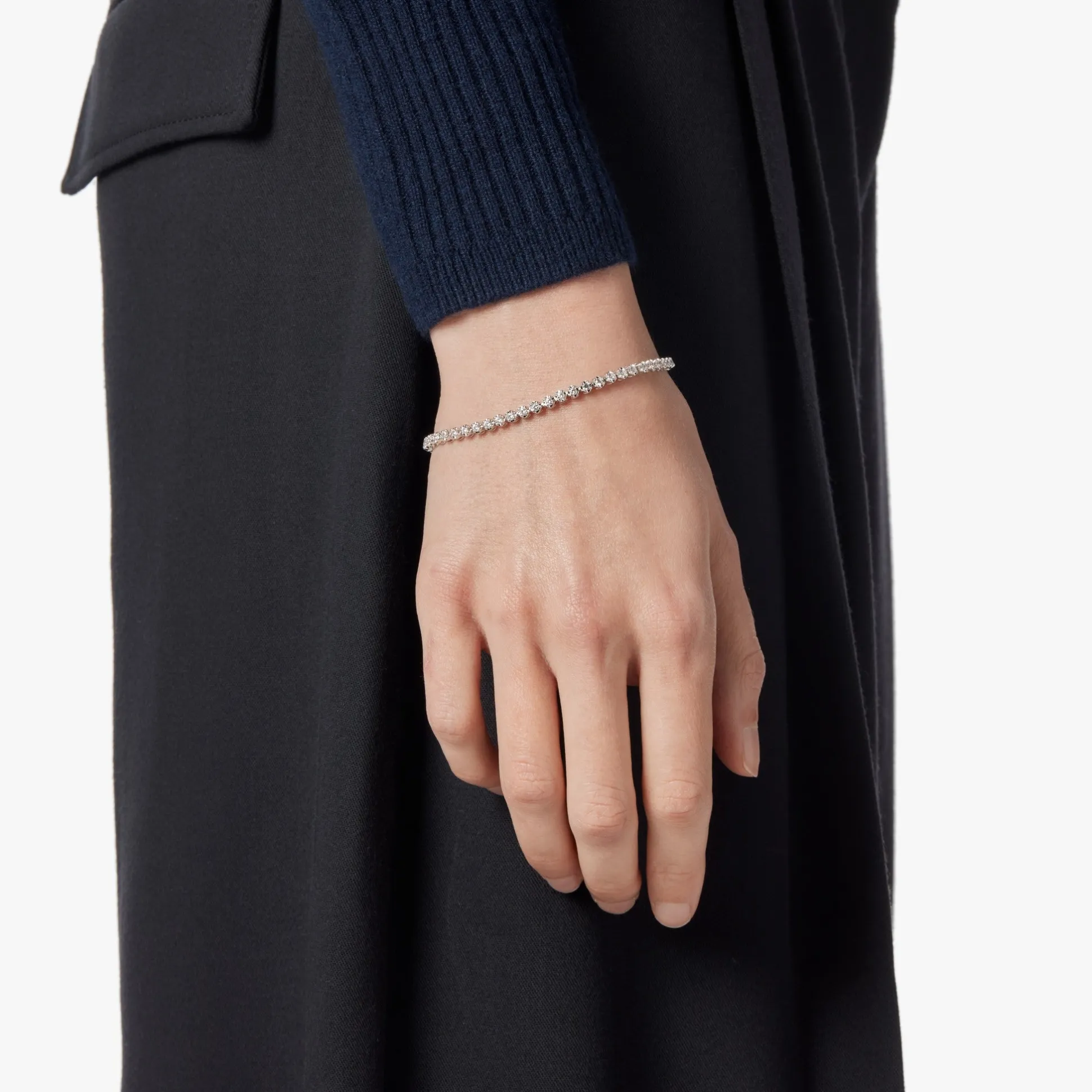 2 Carat 7" Diamond Tennis Bracelet