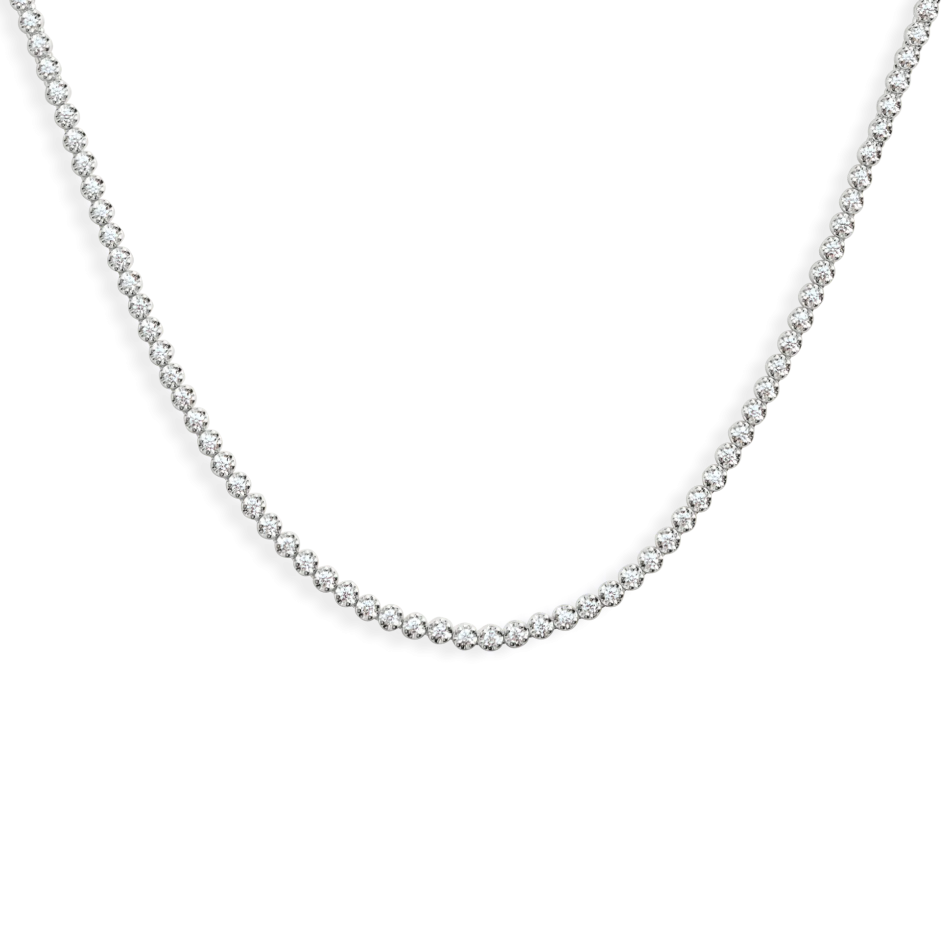 5 Carat Diamond Tennis Necklace