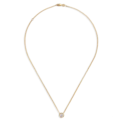 1 Carat Round Diamond Necklace