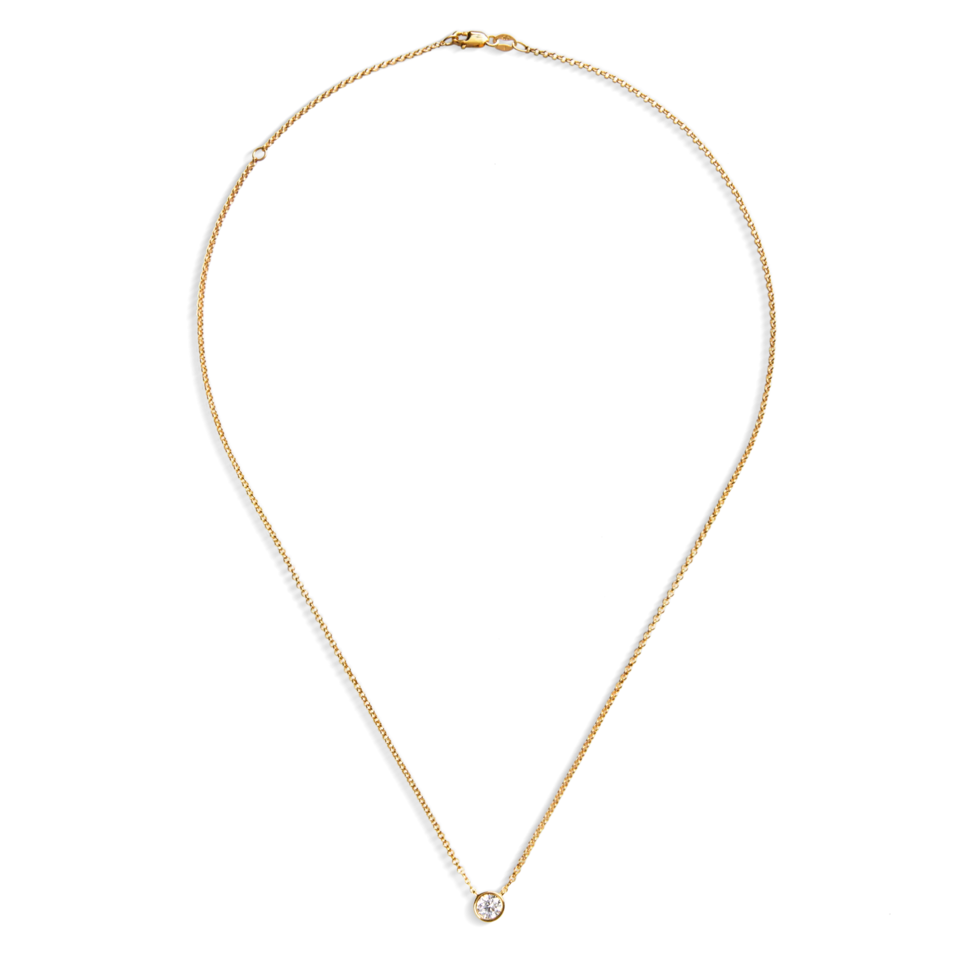 1/2 Carat Round Diamond Necklace