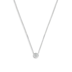 1/4 Carat Round Diamond Necklace