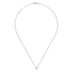 1/4 Carat Round Diamond Necklace