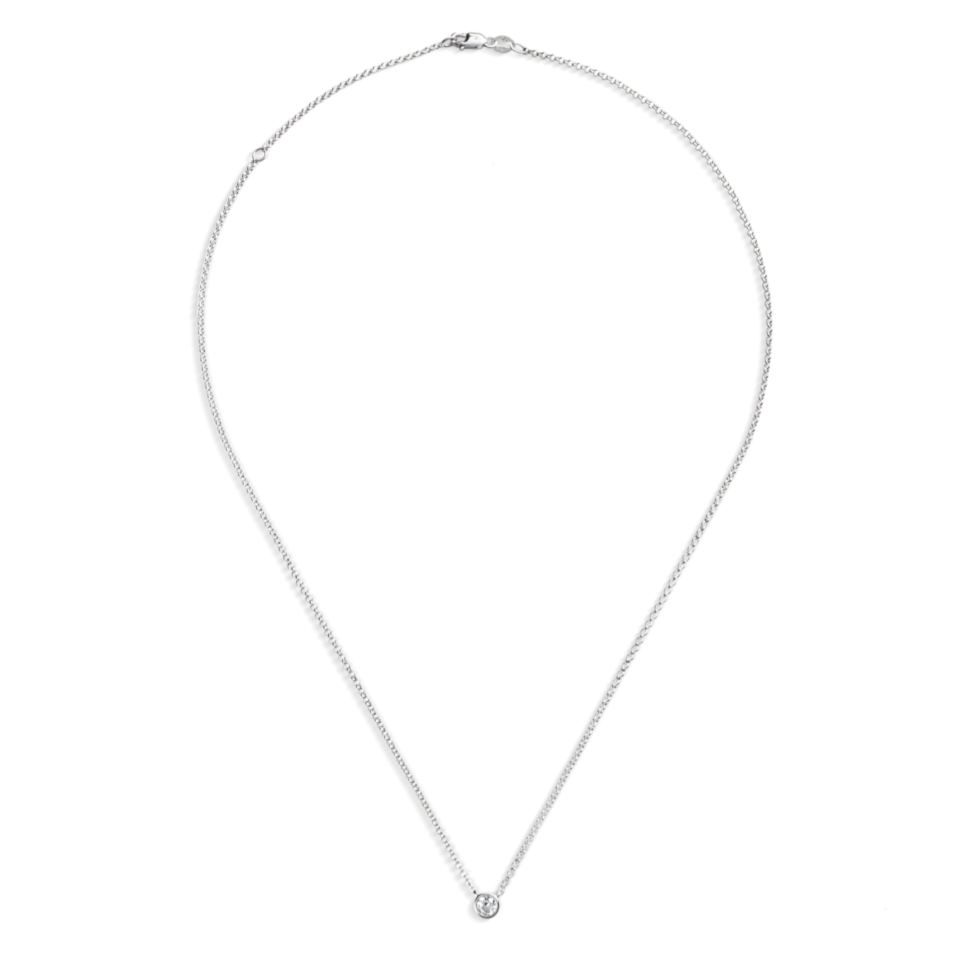 1/4 Carat Round Diamond Necklace