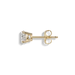 1 Carat Round Diamond Studs