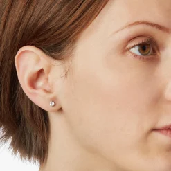 1/2 Carat Round Diamond Studs
