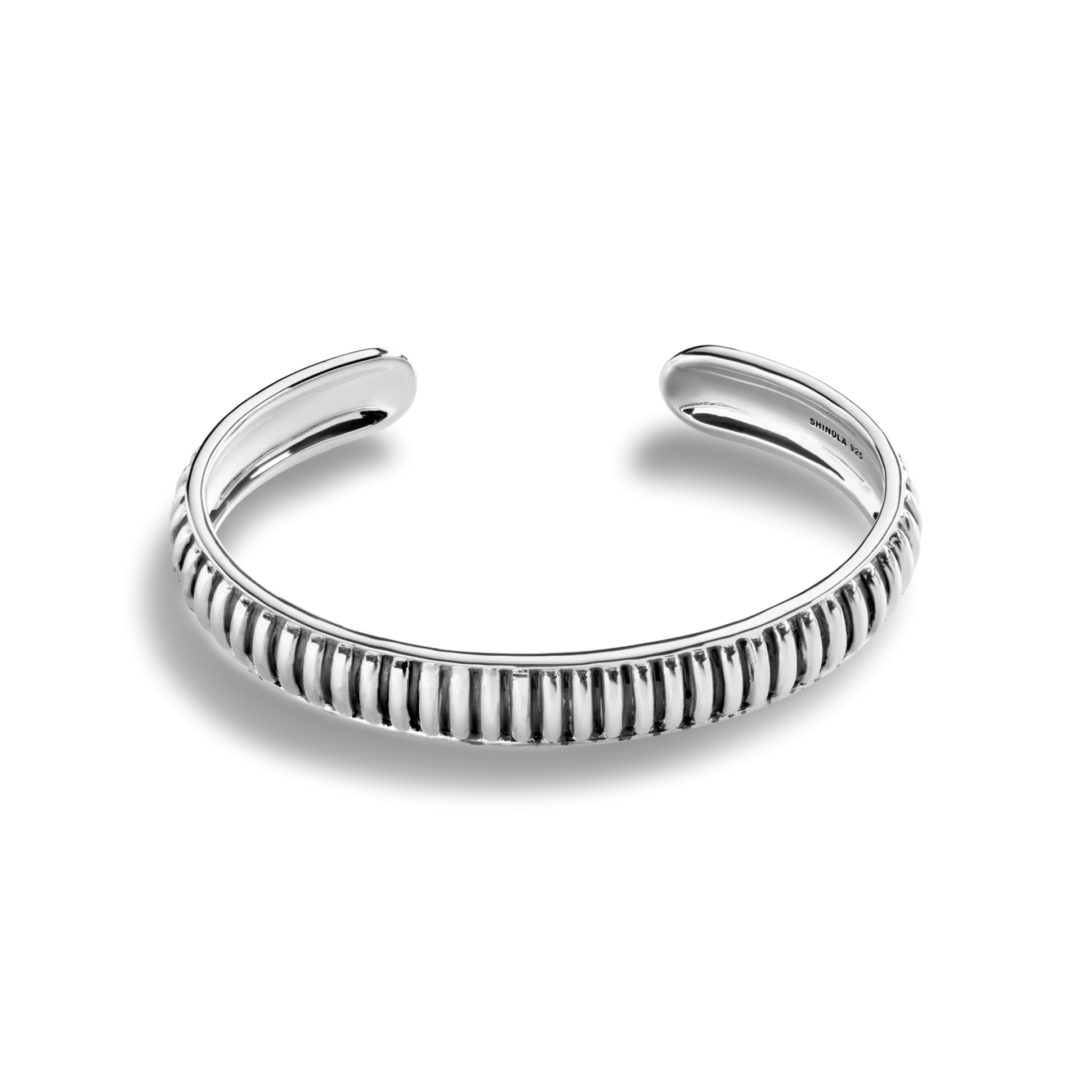 Coin Edge Cuff Bracelet