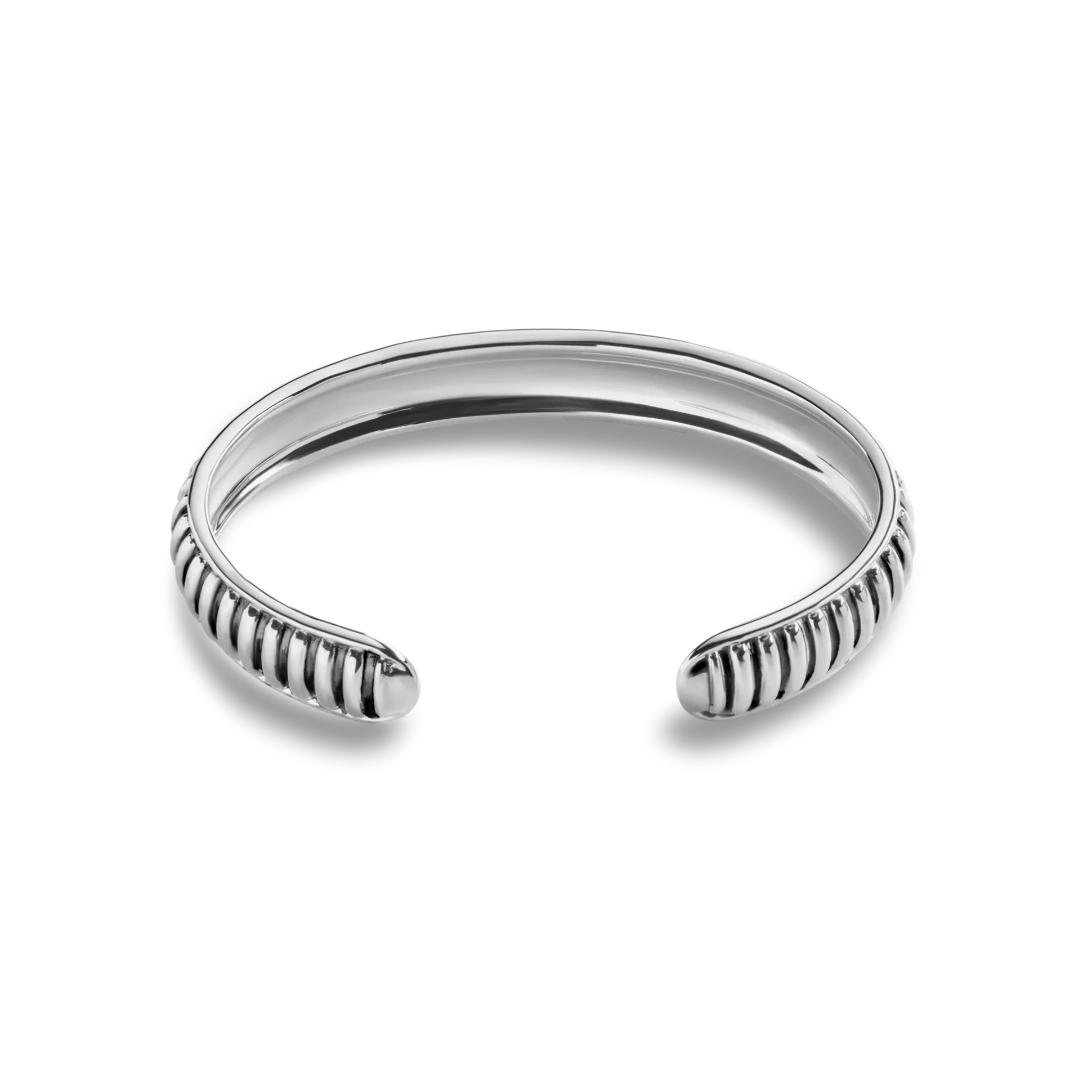 Coin Edge Cuff Bracelet