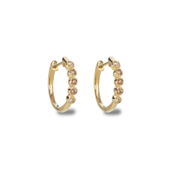 Desert Diamond Huggie Earrings
