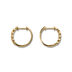 Desert Diamond Huggie Earrings