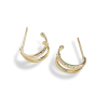Diamond Rivet Huggies