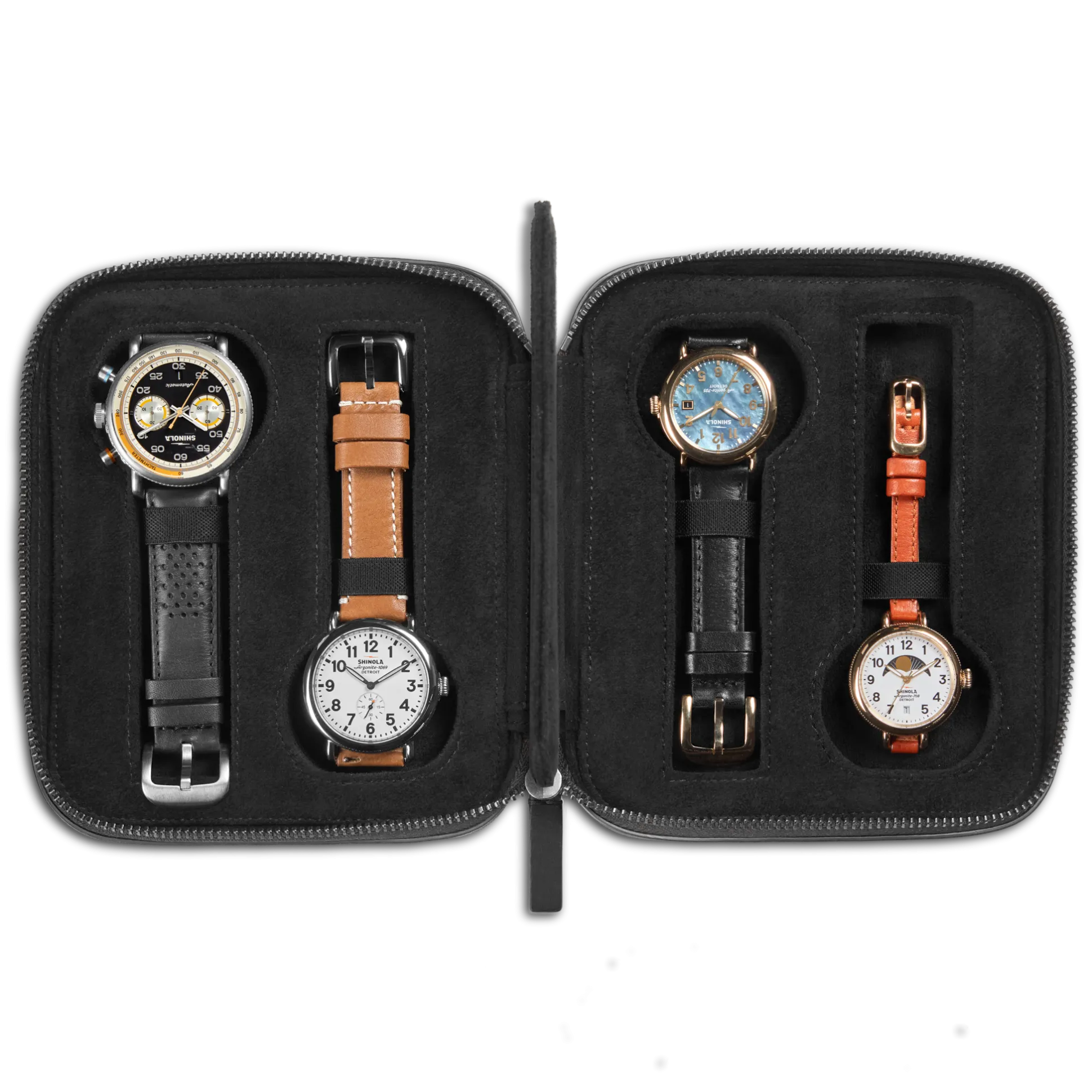 Four Watch Travel Case