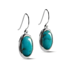 Heirloom Drop Turquoise Earrings