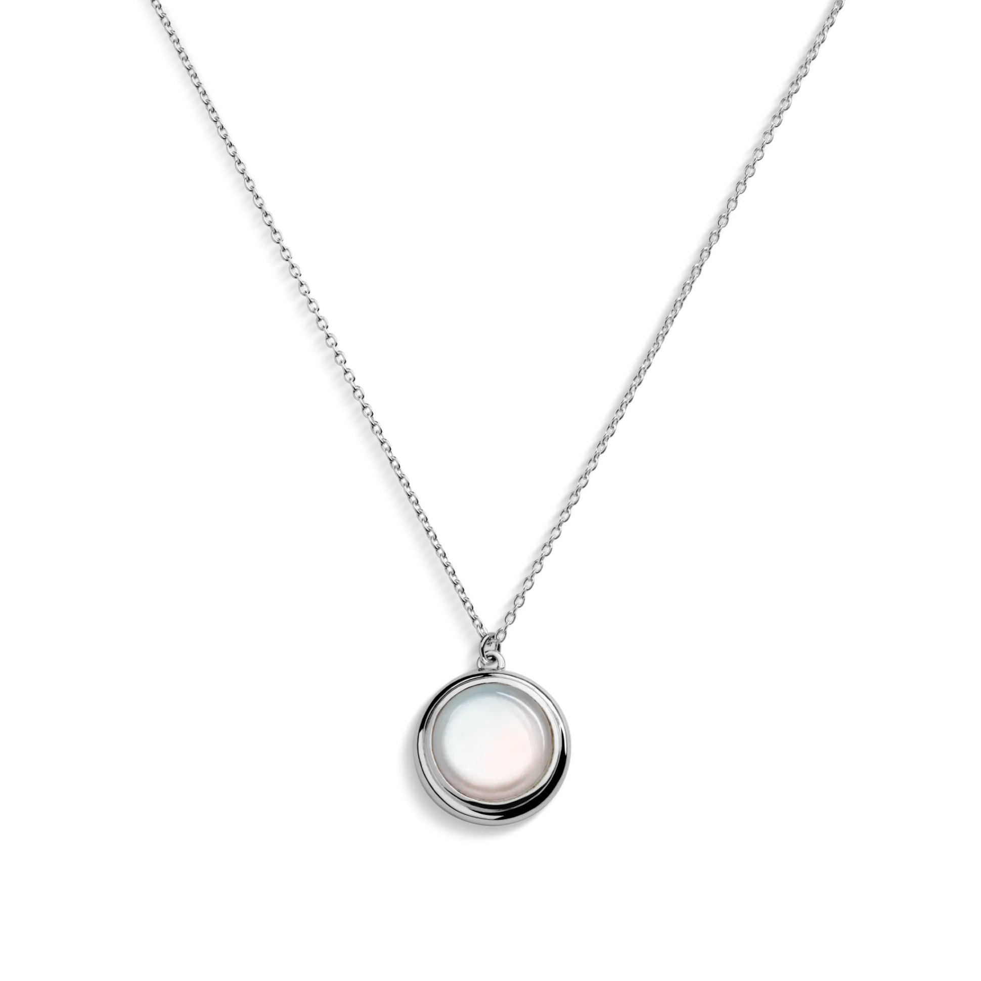 Heirloom Mother of Pearl Pendant Necklace