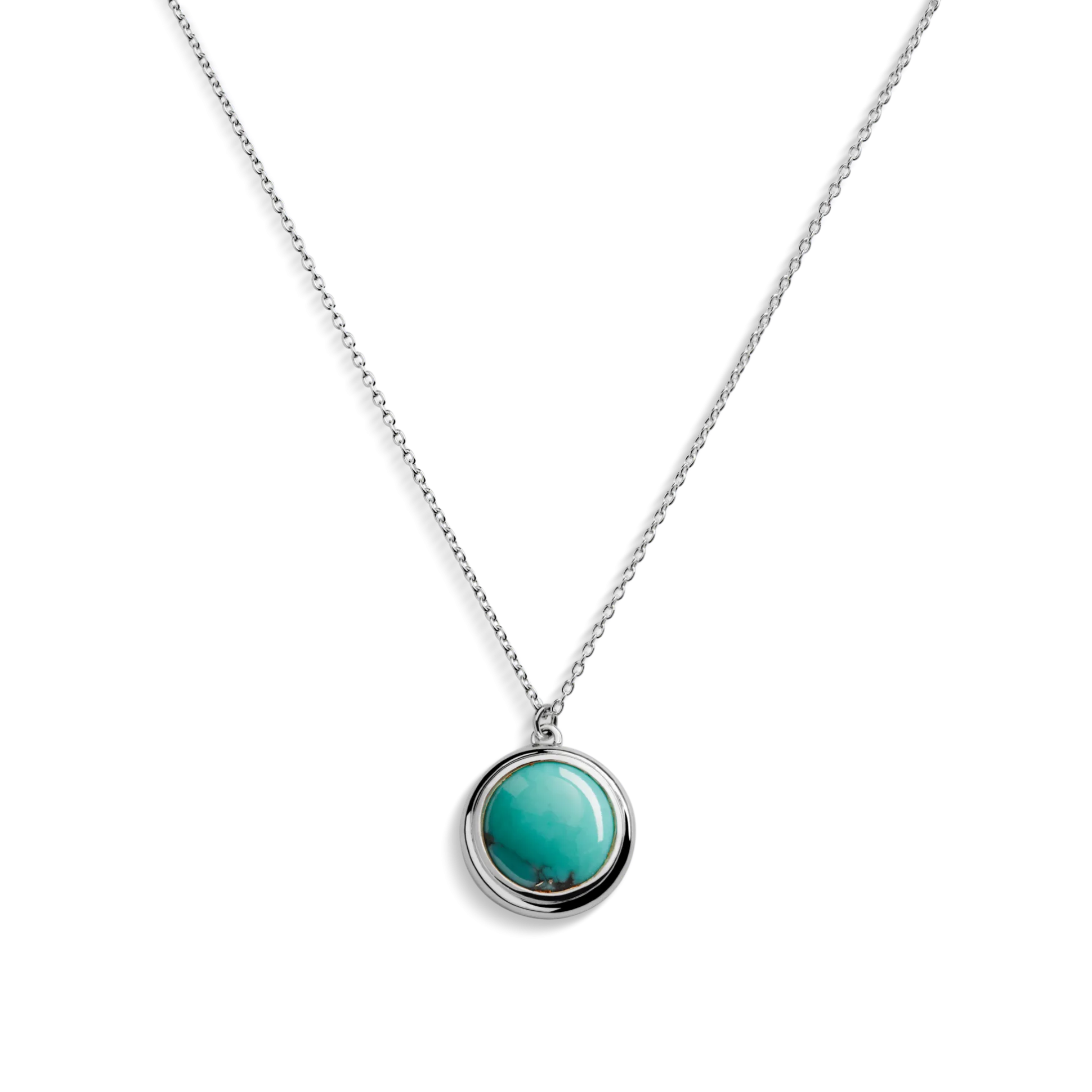 Heirloom Turquoise Pendant Necklace