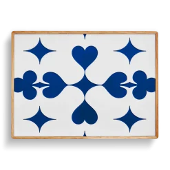 Lacquered Wood Poker Set