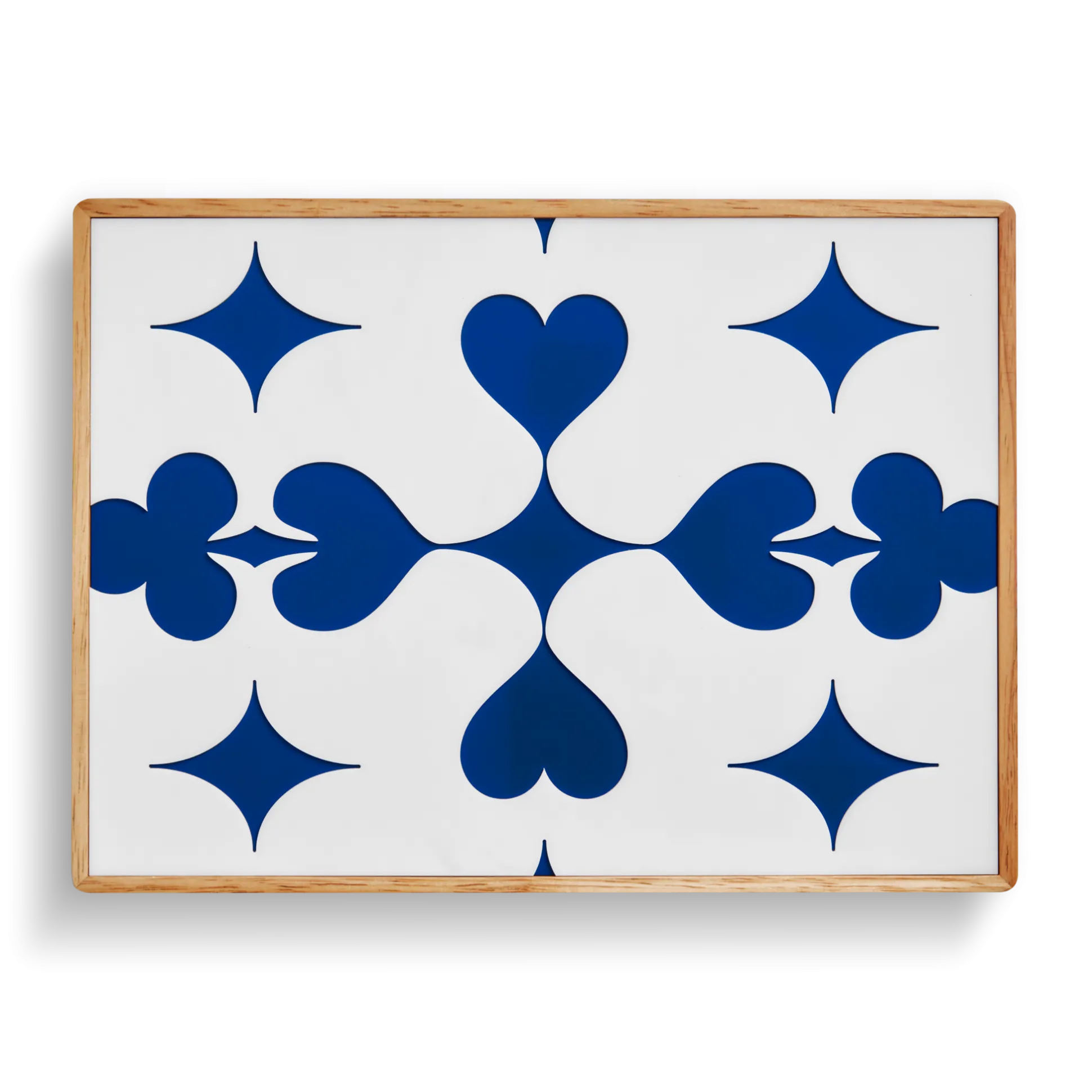 Lacquered Wood Poker Set