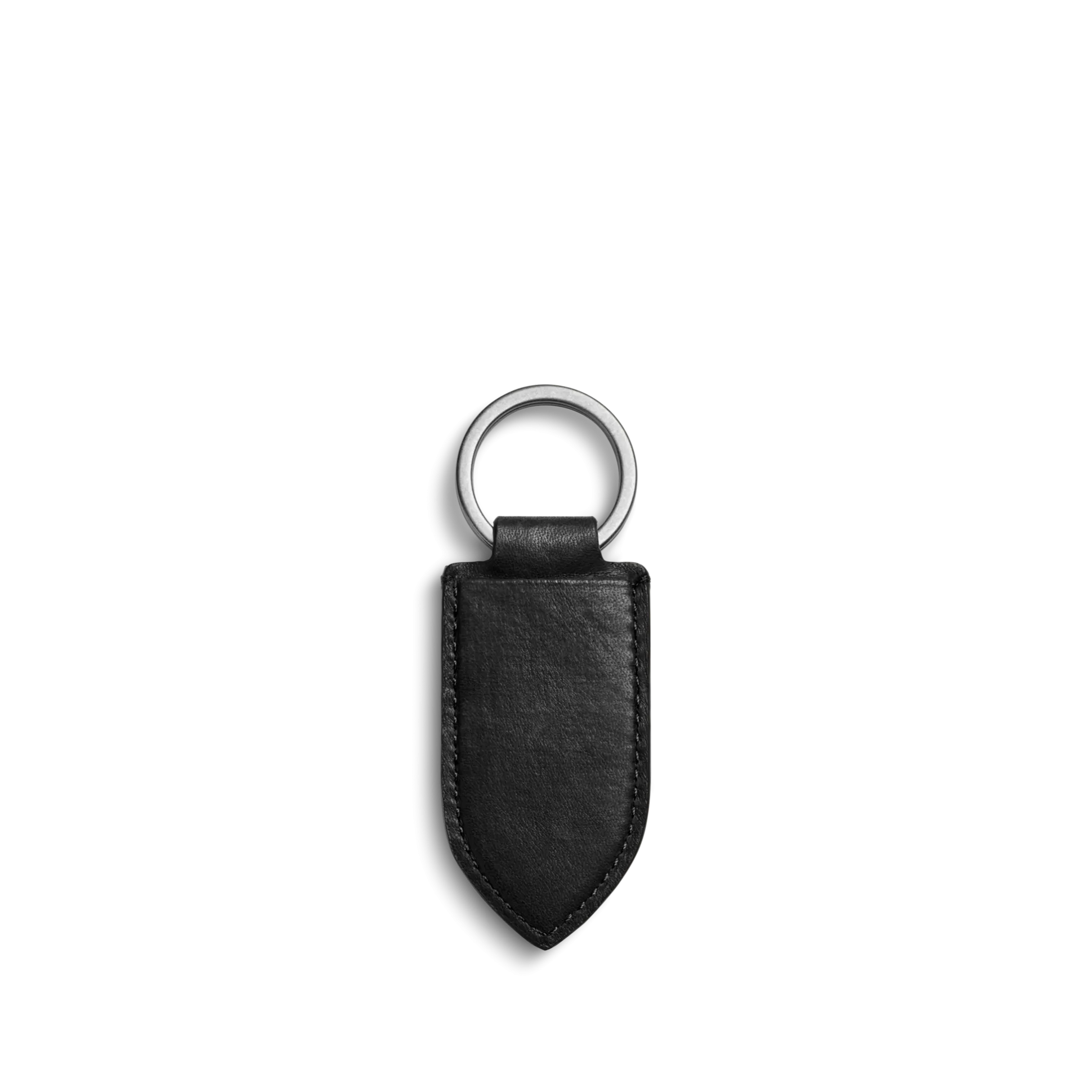 Leather Monogram Key Fob