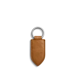 Leather Monogram Key Fob
