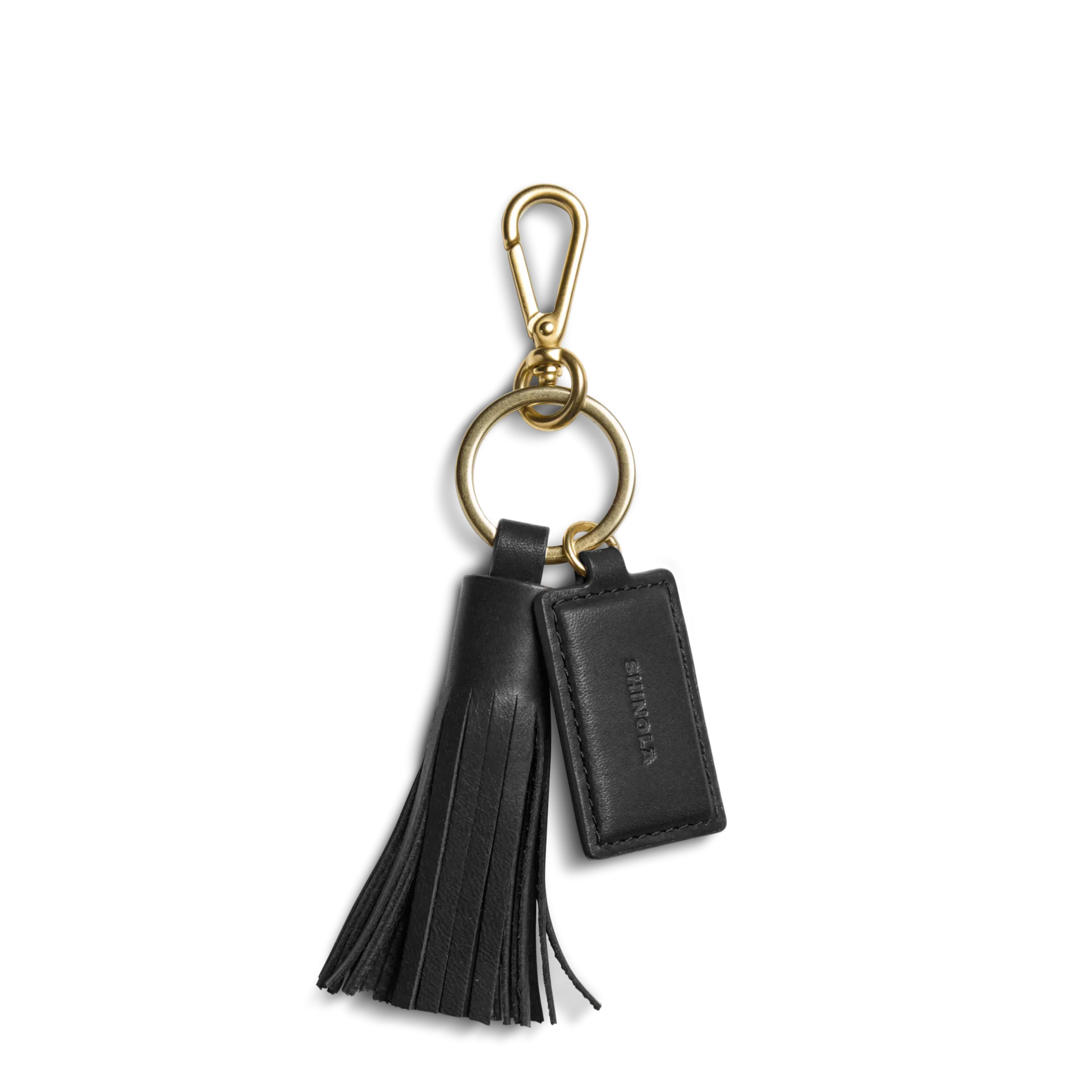 Leather Tassel Keychain