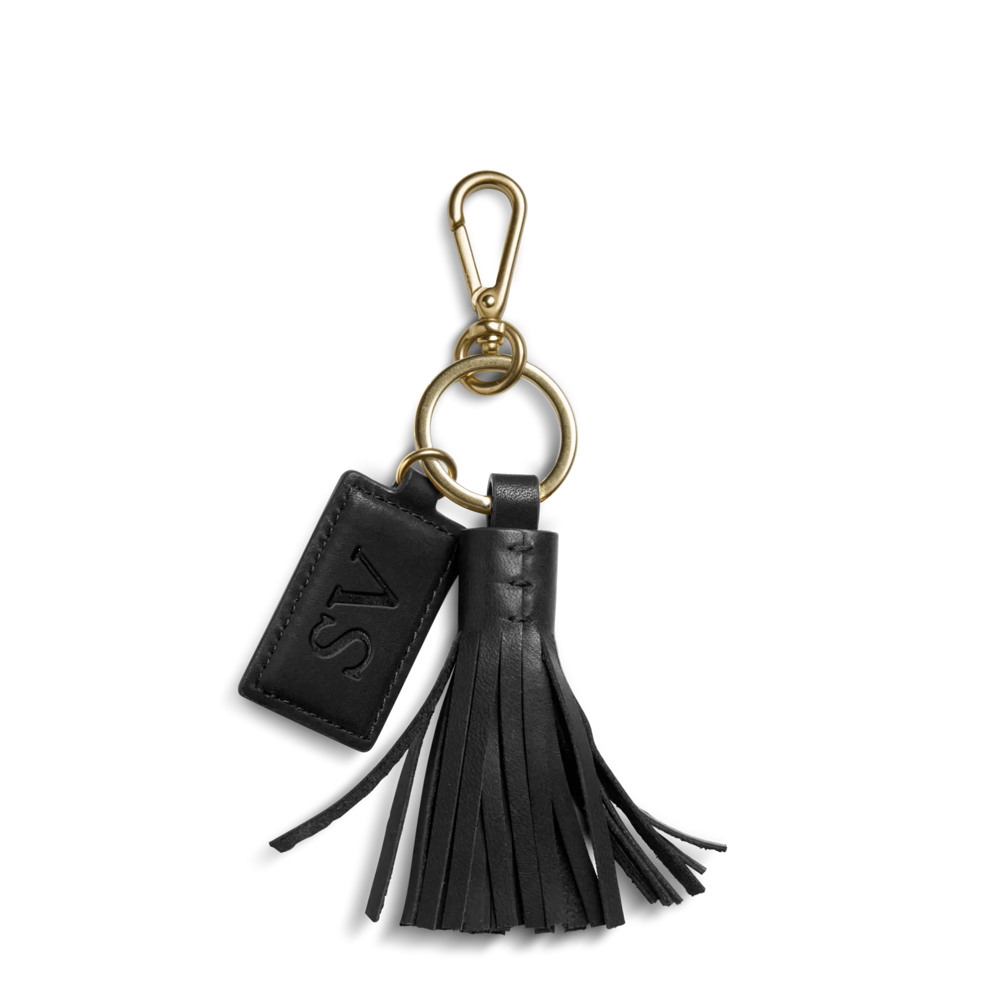 Leather Tassel Keychain