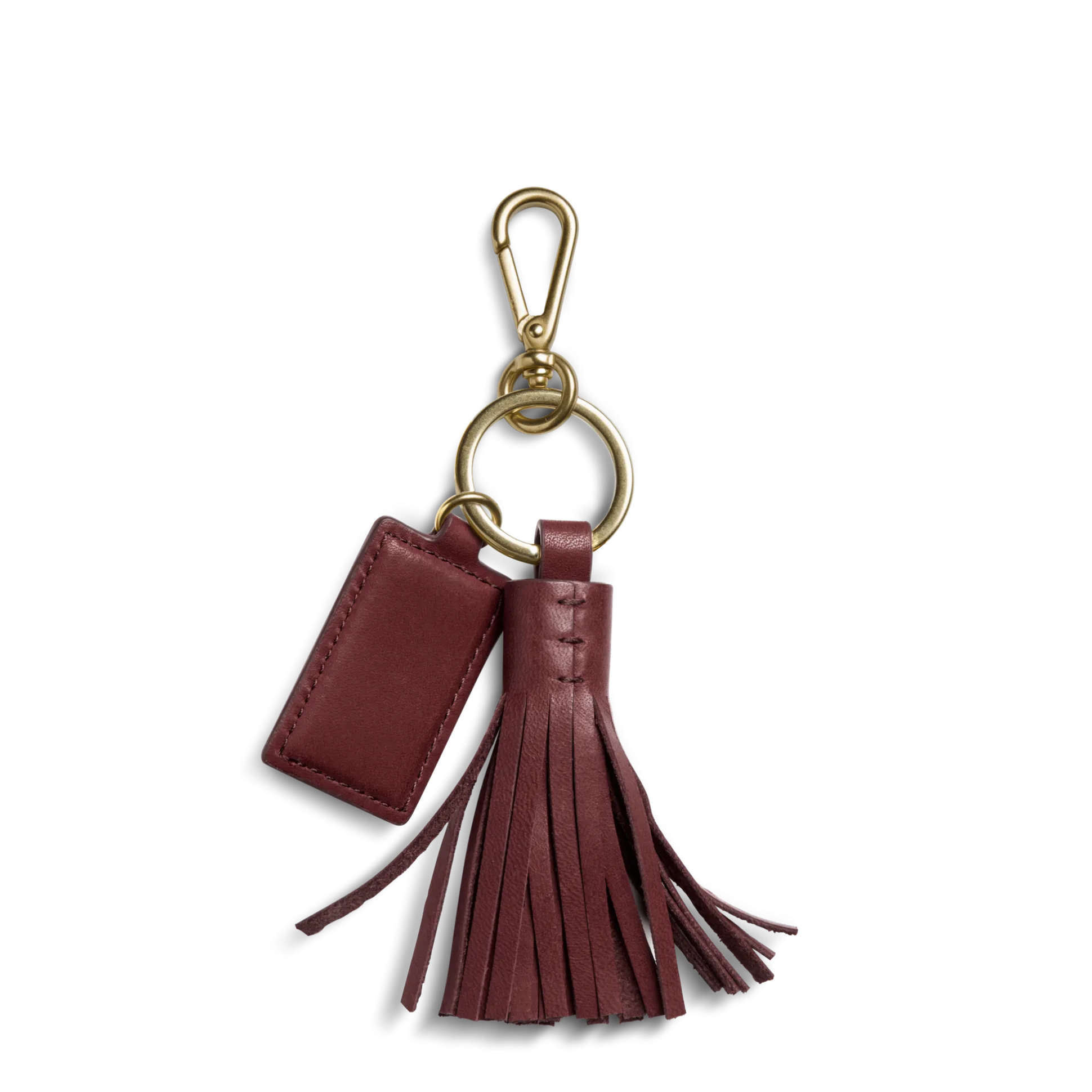 Leather Tassel Keychain