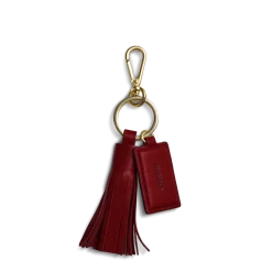 Leather Tassel Keychain