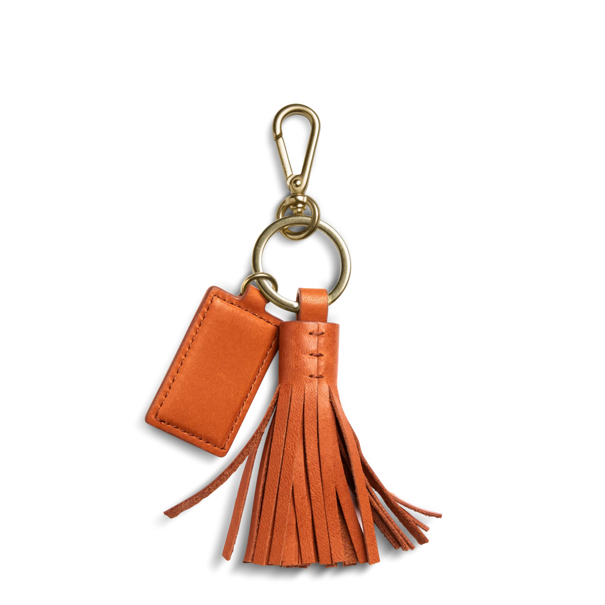 Leather Tassel Keychain