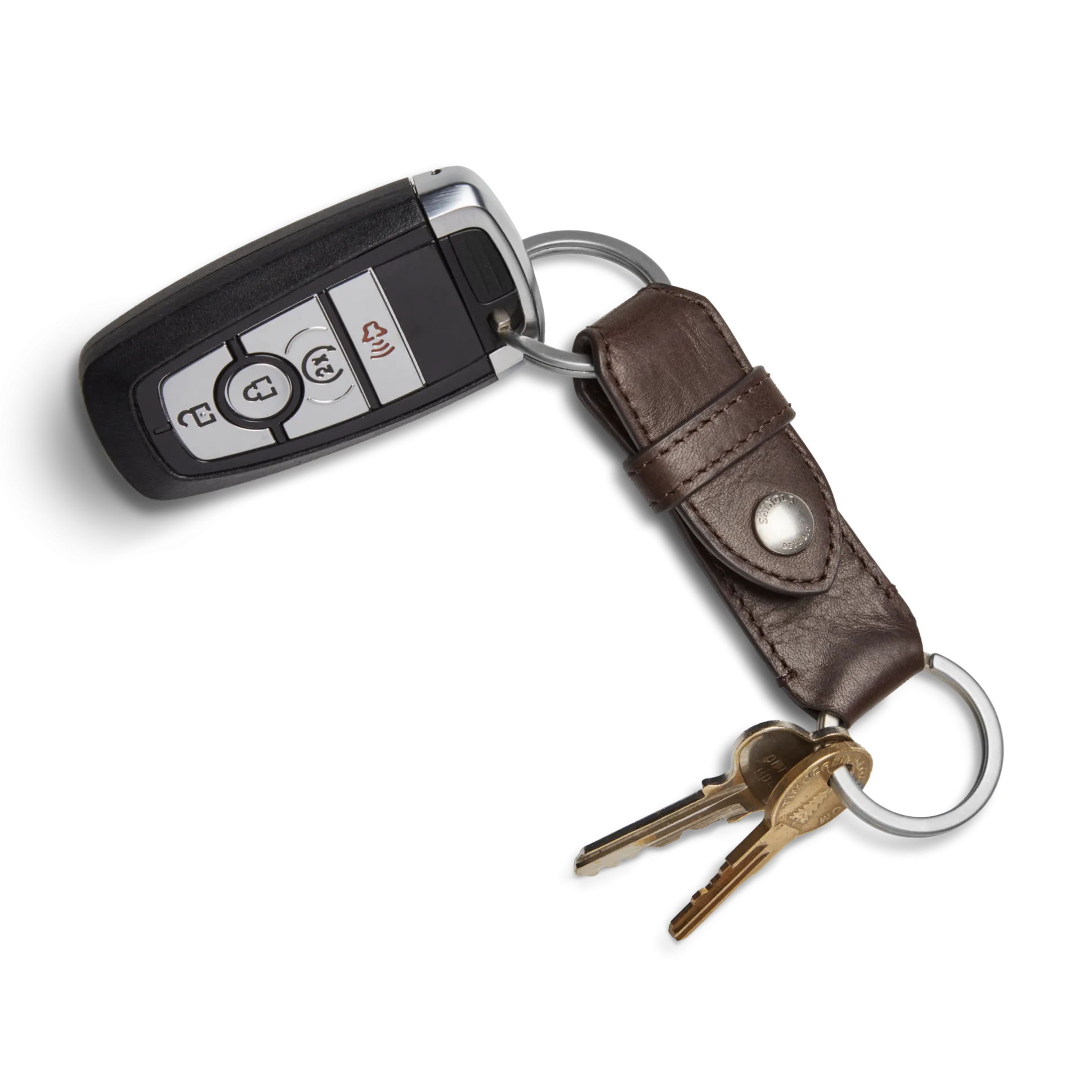 Leather Valet Key Fob