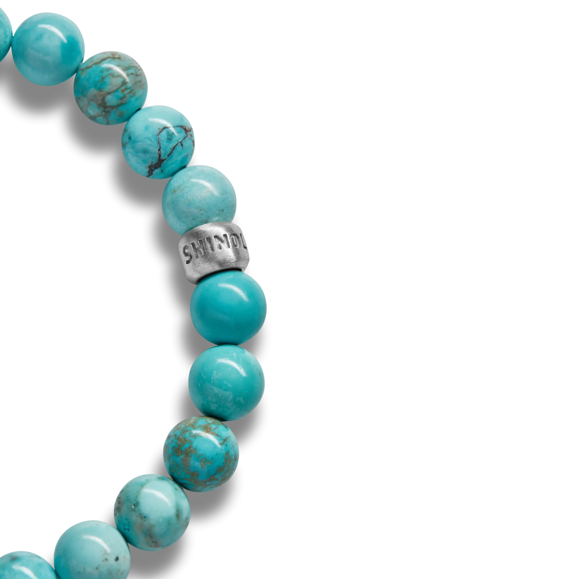 8mm Beaded Bracelet Turquoise