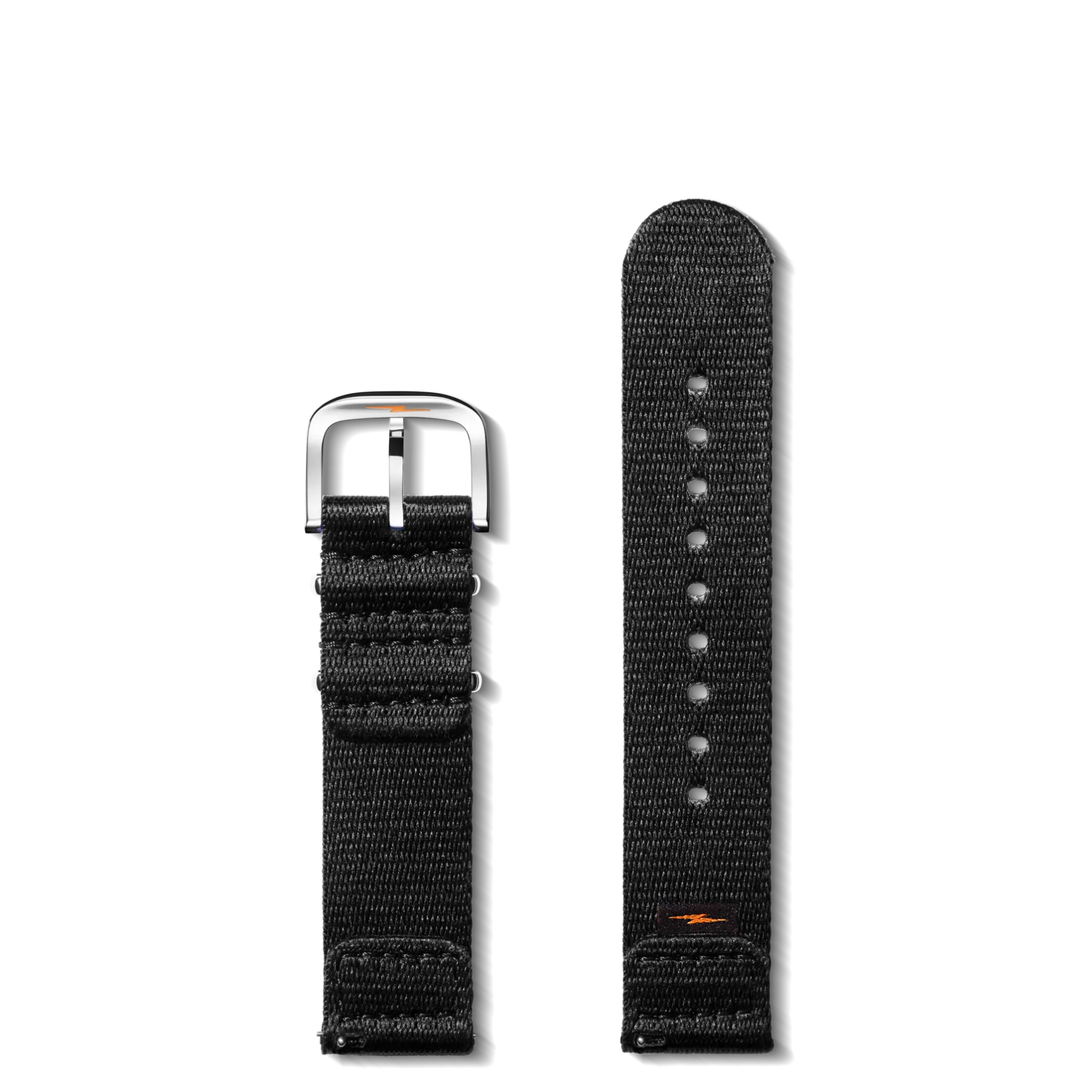 20mm Black G10 Nylon Watch Strap