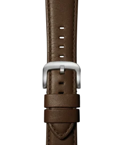 20mm Black Leather Apple Watch Strap