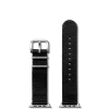 20mm Black Split Nylon Apple Watch Strap