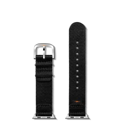 20mm Black Split Nylon Apple Watch Strap