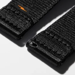 20mm Black Split Nylon Apple Watch Strap