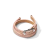 8mm Blush Double Wrap Leather Watch Strap