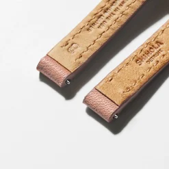 8mm Blush Double Wrap Leather Watch Strap