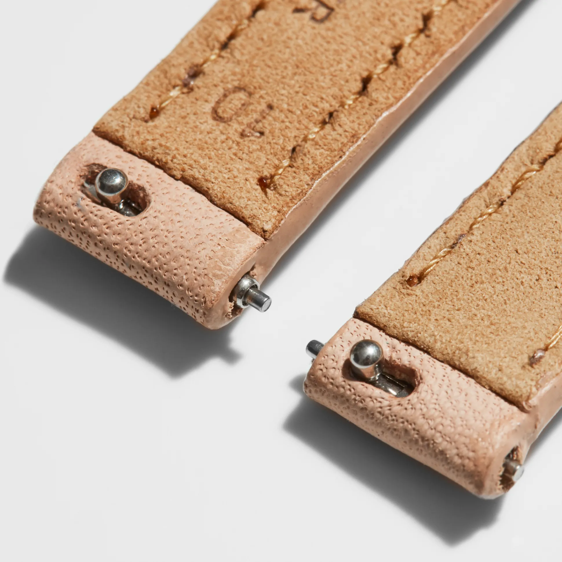 10mm Blush Leather Watch Strap