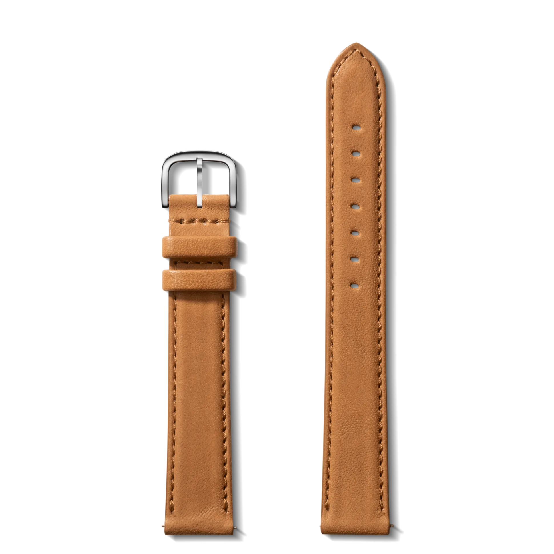 18mm Bourbon Leather Watch Strap