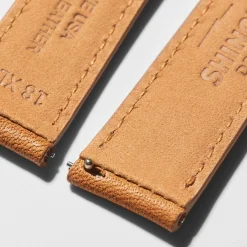 18mm Bourbon Leather Watch Strap